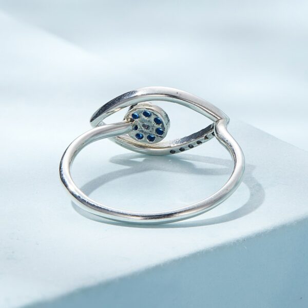 Blue Eye Hollow Ring - Image 4