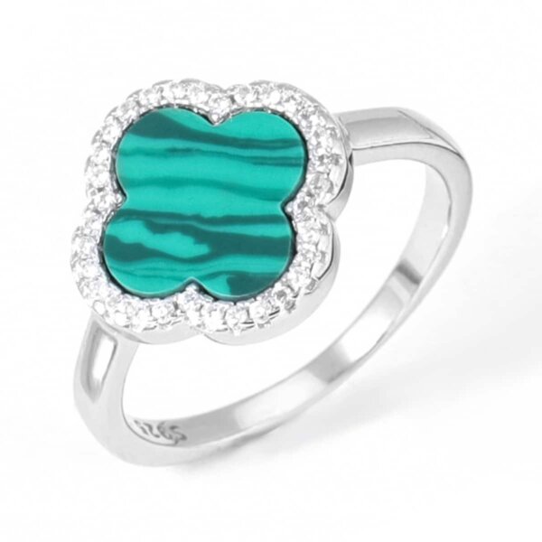 Four Leaf Clover Ring (Agate) - Image 2