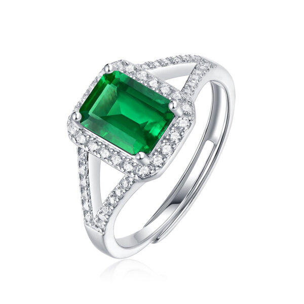 Lab Grown Emerald Ring