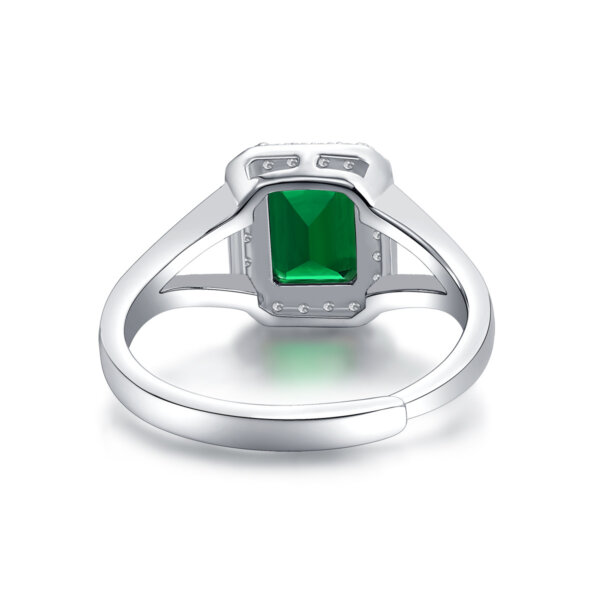 Lab Grown Emerald Ring - Image 4