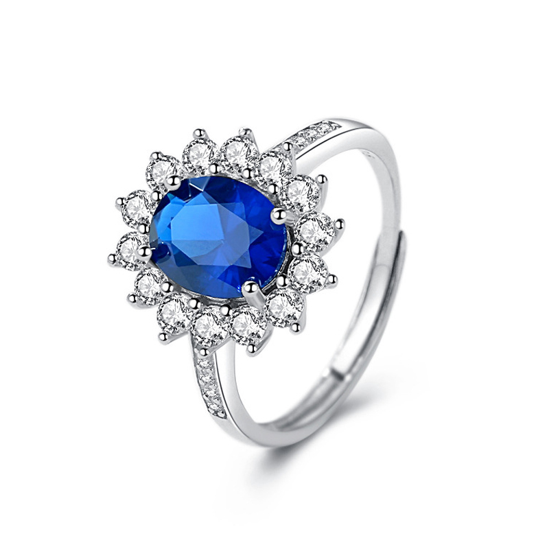 Sapphire-Like Ring