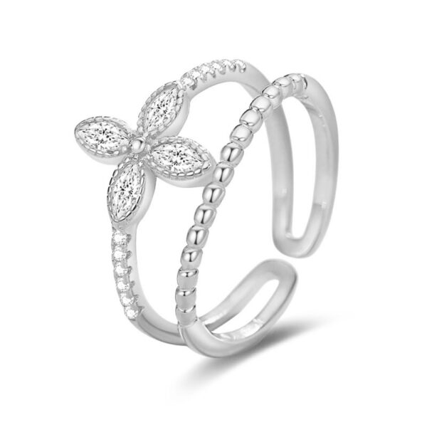 Double-layer Flower Ring