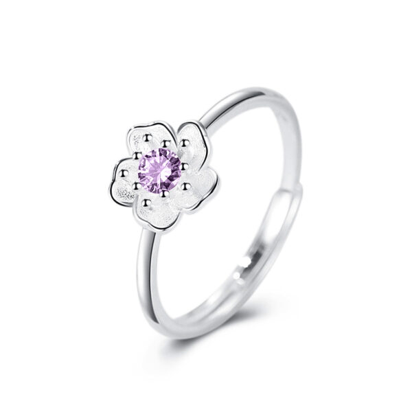 Purple Flower Ring