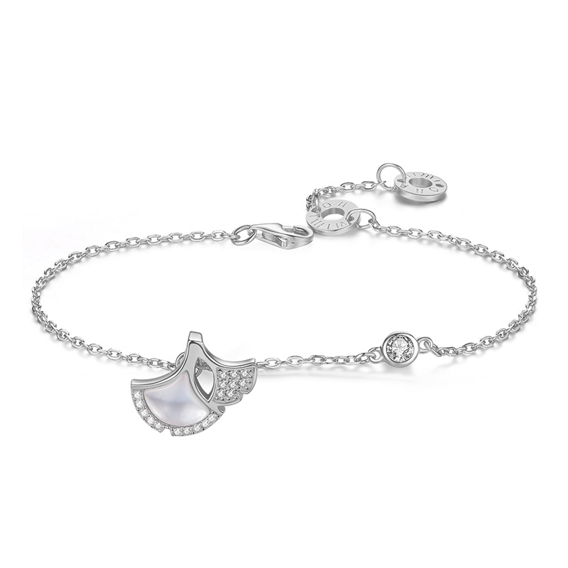 Sweet Fan-Shaped Skirt Ginkgo Bracelet