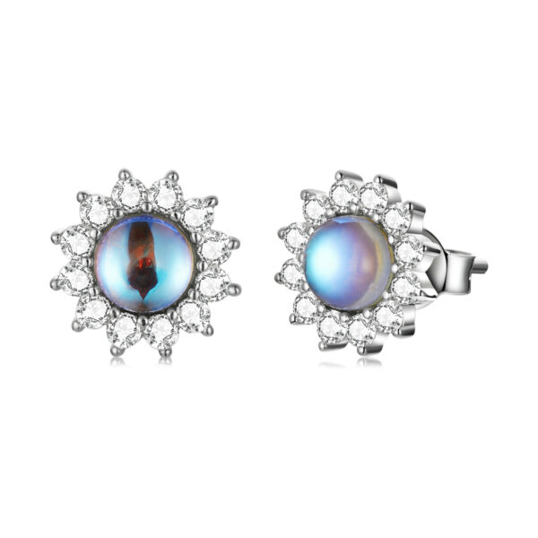 Dazzling Sun Stud Earrings