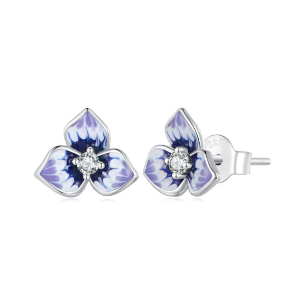 Pansy Stud Earrings