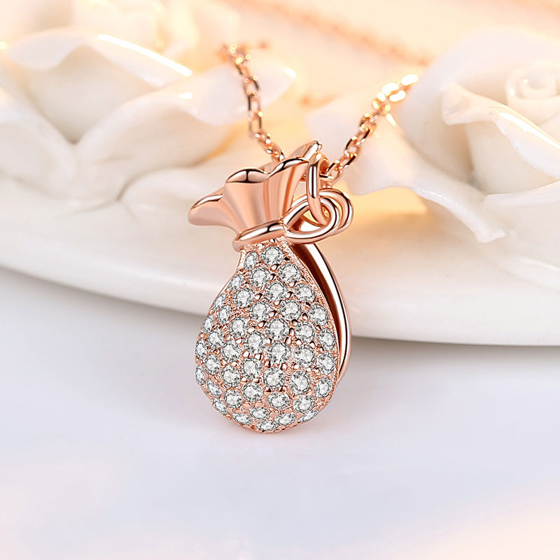 Pineapple Necklace (Rose Gold)