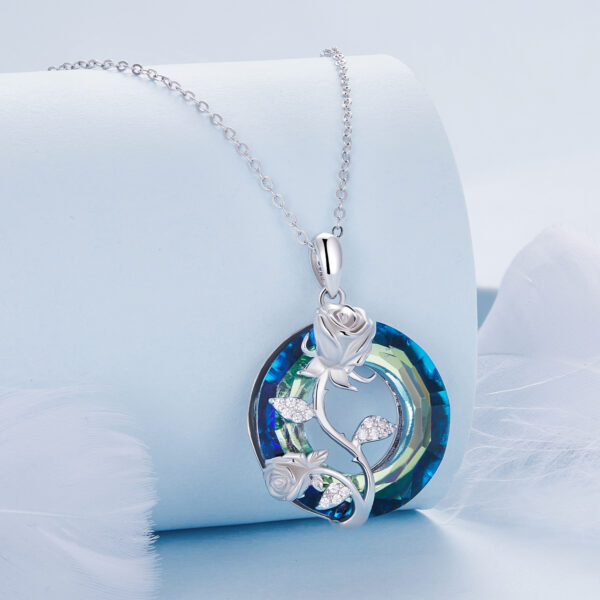 Angel Ring Rose Necklace - Image 2