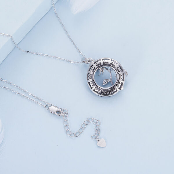 Angel Ring Rose Necklace - Image 4