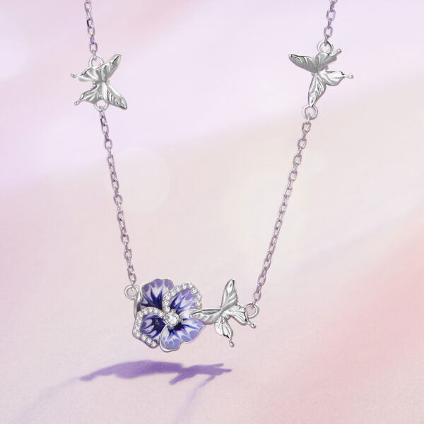 Pansy Stretch Necklace - Image 2