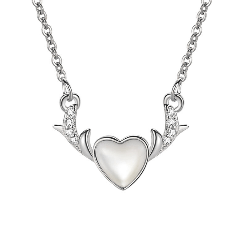 Antler Heart Necklace