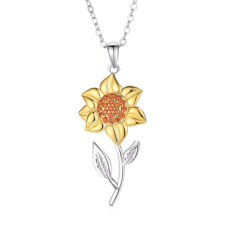 Golden Sunflower Necklace