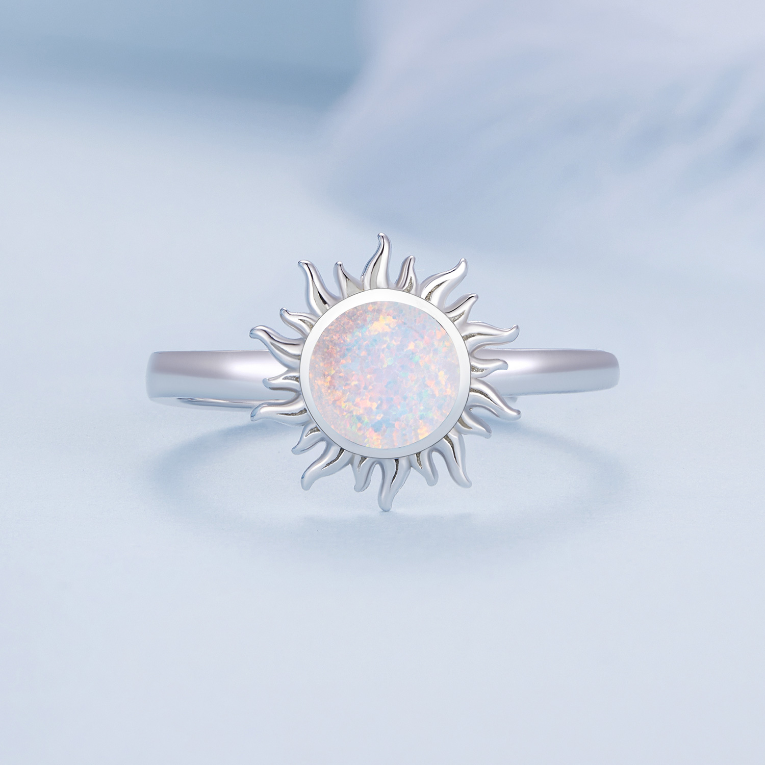 Opal Sun Ring