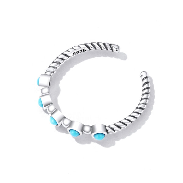 Turquoise Twist Ring - Image 4