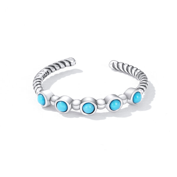 Turquoise Twist Ring - Image 2