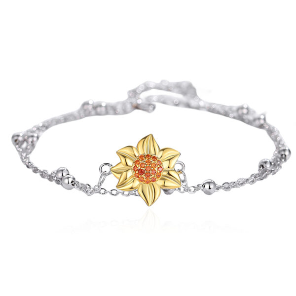 Golden Sunflower Bracelet